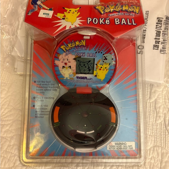 Vintage Sealed Tiger Electronics Pokémon Poke Ball Game 1999 - Picture 6 of 6